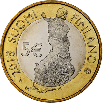 Finnland, 
            
               5 Euro, 
            
               River Oulankajoki