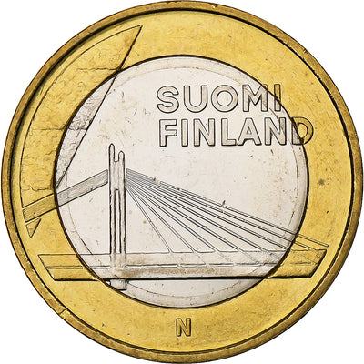 Finnland, 
            
               5 Euro, 
            
               Lumberjack's Candle Bridge