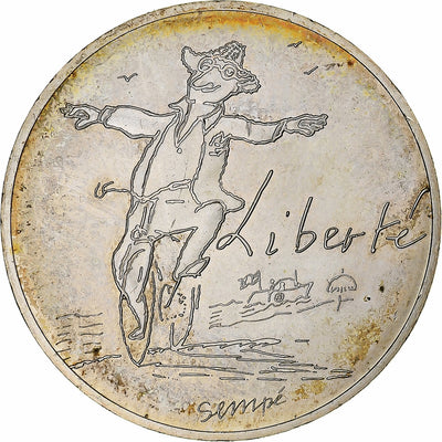 Frankreich, 
            
               10 Euro, 
            
               Sempé - Été - Liberté