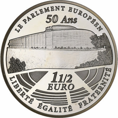 Frankreich, 
            
               1 1/2 Euro, 
            
               Parlement européen