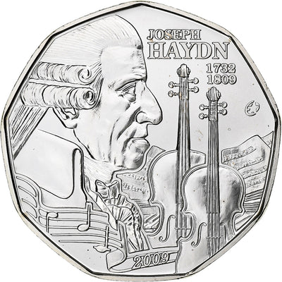 Österreich, 
            
               5 Euros, 
            
               Joseph Haydn