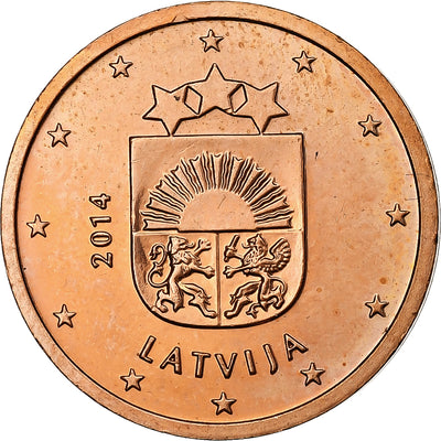 Latvia, 
            
               2 Centimes, 
            
               2014