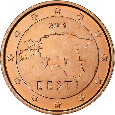 Estonia, 
            
               2 Centimes, 
            
               2011