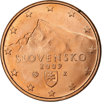 Slowakei, 
            
               5 Centimes, 
            
               2009