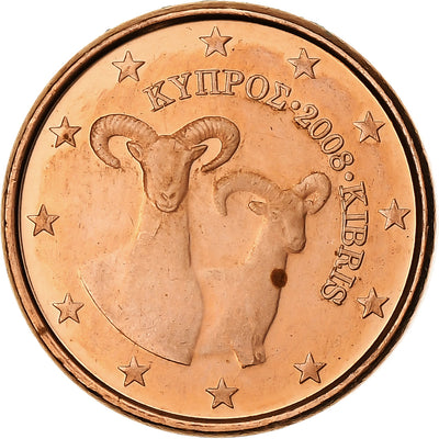 Zypern, 
            
               1 Centime, 
            
               2008