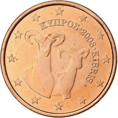 Zypern, 
            
               5 Centimes, 
            
               2008