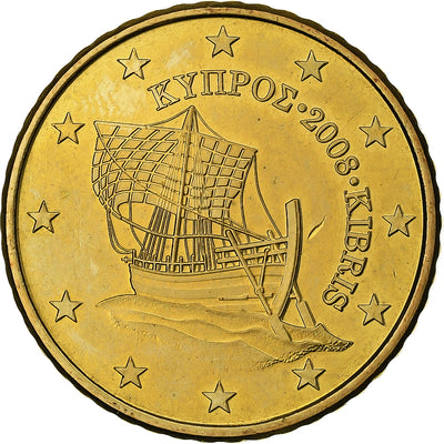 Zypern, 
            
               50 Centimes, 
            
               2008