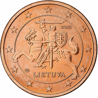 Lithuania, 
            
               5 Centimes, 
            
               2015