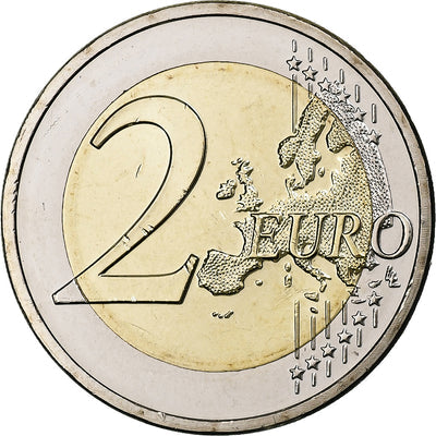 Luxemburg, 
            
               2 Euro, 
            
               15th Anniversary - Accession to the Luxembourg Throne