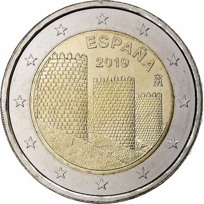 Spanien, 
            
               2 Euro, 
            
               Old Town of Avila