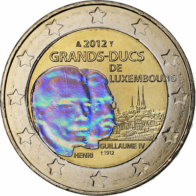 Luxemburg, 
            
               2 Euro, 
            
               Guillaume IV