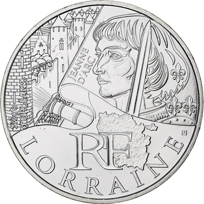 Frankreich, 
            
               10 Euro, 
            
               Lorraine