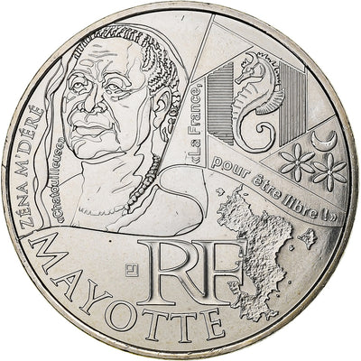 Frankreich, 
            
               10 Euro, 
            
               Mayotte