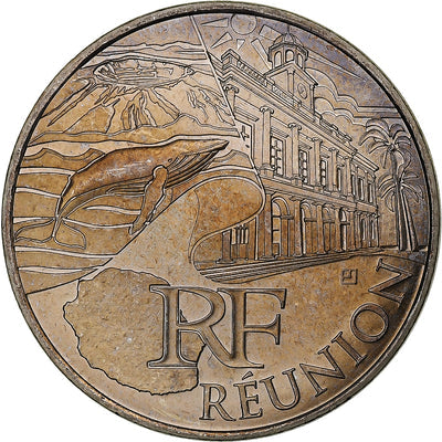 Frankreich, 
            
               10 Euro, 
            
               Réunion