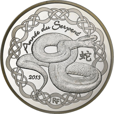 Frankreich, 
            
               10 Euro, 
            
               Year of the Snake