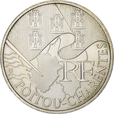 Frankreich, 
            
               10 Euro, 
            
               Poitou-Charentes