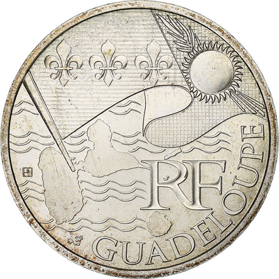 Frankreich, 
            
               10 Euro, 
            
               Guadeloupe