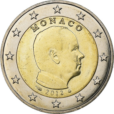 Monaco, 
            
               2 Euro, 
            
               Albert II