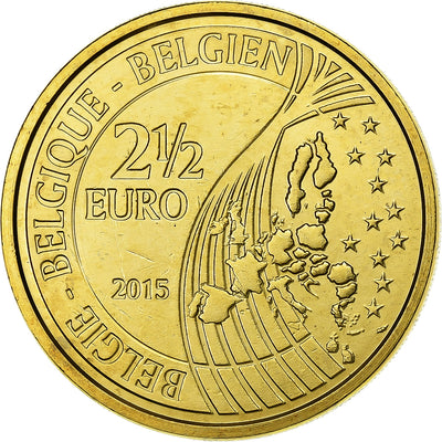 Belgien, 
            
               2-1/2 Euro, 
            
               Bataille de Waterloo