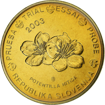 Slowenien, 
            
               50 Euro Cent, 
            
               Essai-Trial