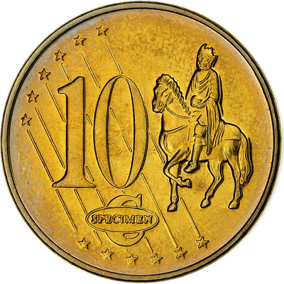 Slowenien, 
            
               10 Euro Cent, 
            
               unofficial private coin