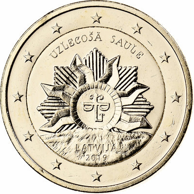 Latvia, 
            
               2 Euro, 
            
               Fantaisy coinage .Dorée