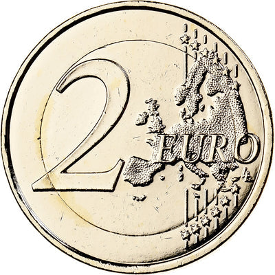 Frankreich, 
            
               2 Euro, 
            
               Chute du mur de Berlin