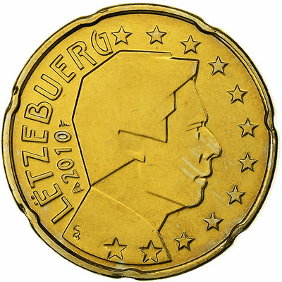 Luxemburg, 
            
               20 Euro Cent, 
            
               2010