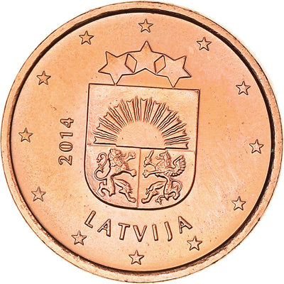 Latvia, 
            
               Euro Cent, 
            
               2014