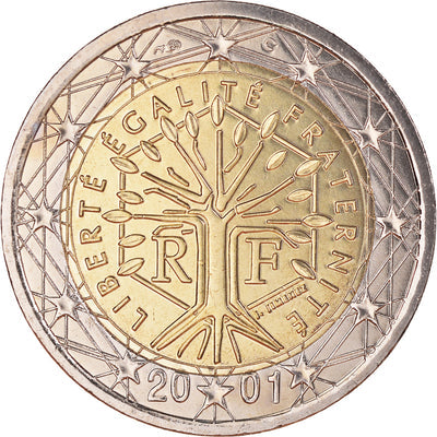 Frankreich, 
            
               2 Euro, 
            
               2001