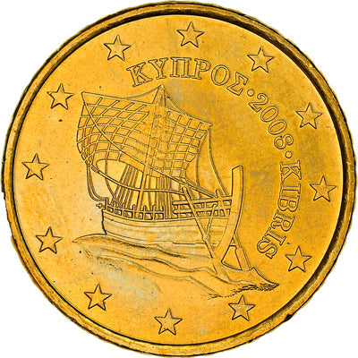 Zypern, 
            
               50 Euro Cent, 
            
               Kyrenia ship