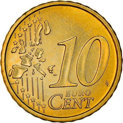 Italien, 
            
               10 Euro Cent, 
            
               Birth of Venus