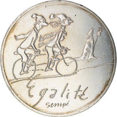 Frankreich, 
            
               10 Euro, 
            
               Egalité Hiver Sempé