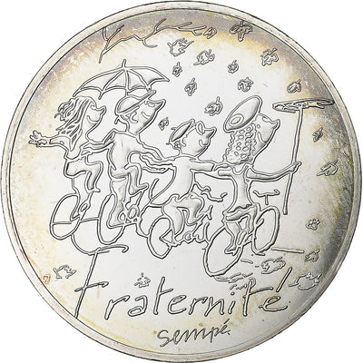 Frankreich, 
            
               10 Euro, 
            
               Sempé - Automne - Fraternité