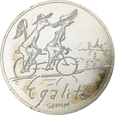 Frankreich, 
            
               10 Euro, 
            
               Sempé - Été - Égalité