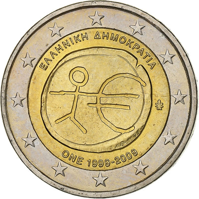 Griechenland, 
            
               2 Euro, 
            
               European Monetary Union