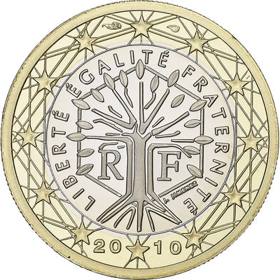 Frankreich, 
            
               1 Euro, 
            
               2010