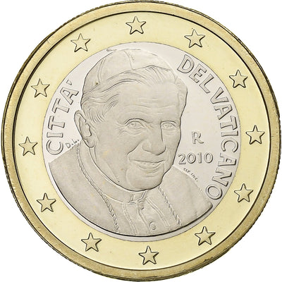 Vatikanstadt, 
            
               1 Euro, 
            
               2010