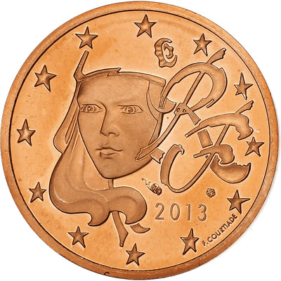 Frankreich, 
            
               2 Euro Cent, 
            
               2013