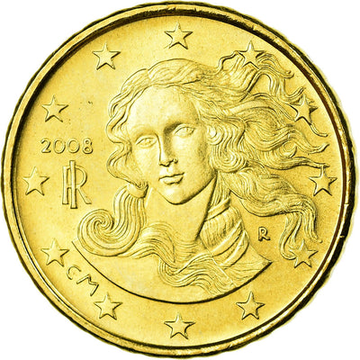 Italien, 
            
               10 Euro Cent, 
            
               2008