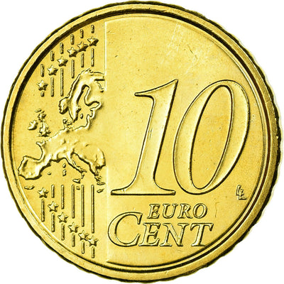 Italien, 
            
               10 Euro Cent, 
            
               2008