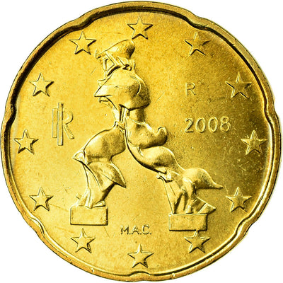 Italien, 
            
               20 Euro Cent, 
            
               2008