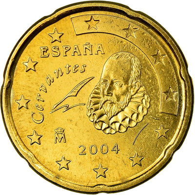 Spanien, 
            
               20 Euro Cent, 
            
               2004