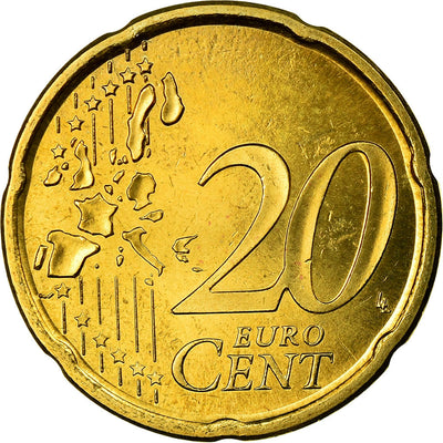 Spanien, 
            
               20 Euro Cent, 
            
               2004