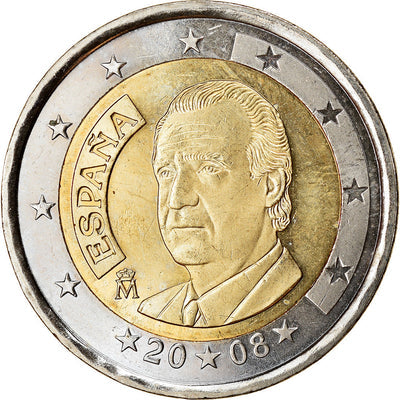 Spanien, 
            
               2 Euro, 
            
               2008