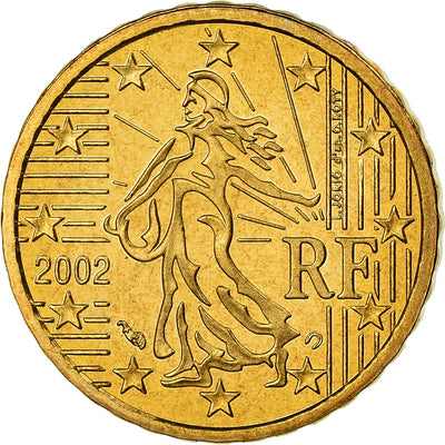 Frankreich, 
            
               10 Euro Cent, 
            
               2002