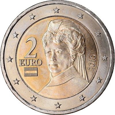 Österreich, 
            
               2 Euro, 
            
               2010