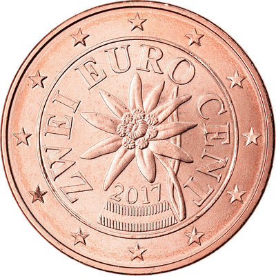 Österreich, 
            
               2 Euro Cent, 
            
               2017