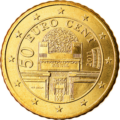 Österreich, 
            
               50 Euro Cent, 
            
               2011